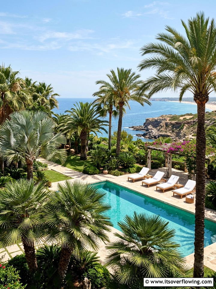 Palm Tree Garden - 25 garden ideas for hot climate