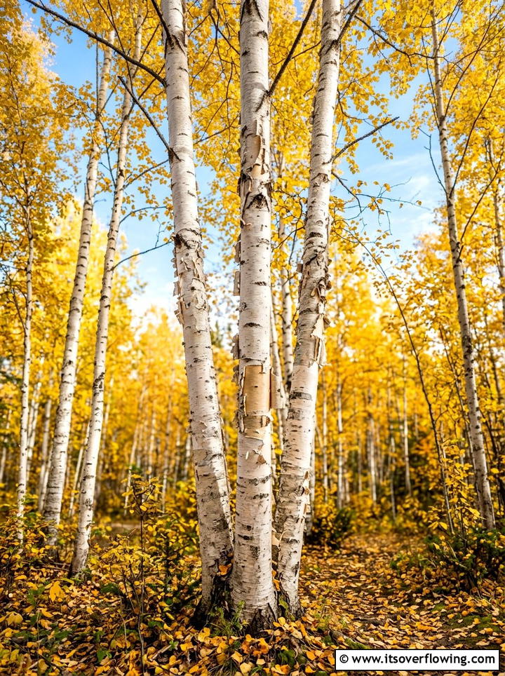 Paper Birch - 25 garden ideas for year round color
