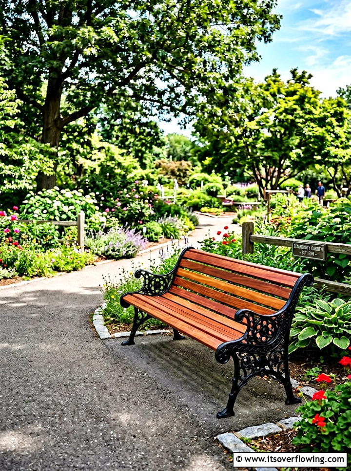 Park Bench Restoration - 25 upcycled garden ideas with garden benches