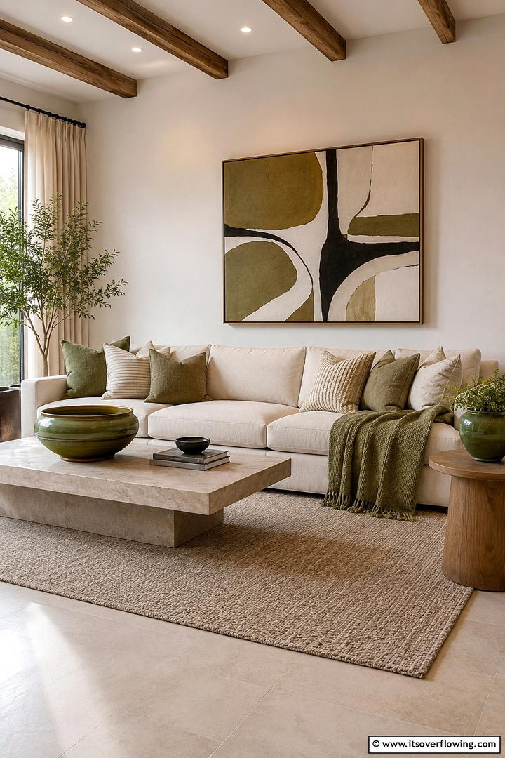 Pastel Olive Accent Decor - 30 Pastel Colour Home Design Ideas for a Serene Ambiance