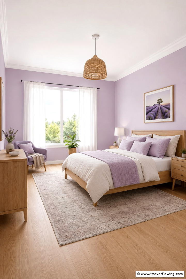 Pastel Purple Paradise - 30 Purple Bedroom Ideas for a Dreamy and Relaxing Retreat