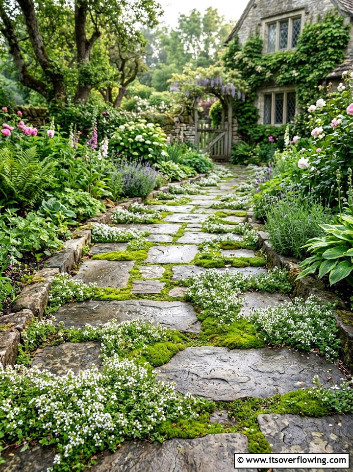 Pathway Plants - 25 cheap garden ideas with perennials