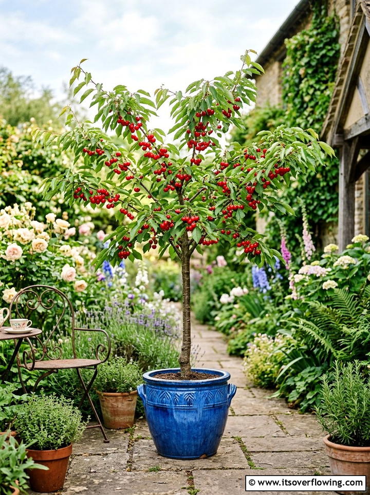 Patio Cherry Tree - 25 creative garden ideas with patio fruit trees