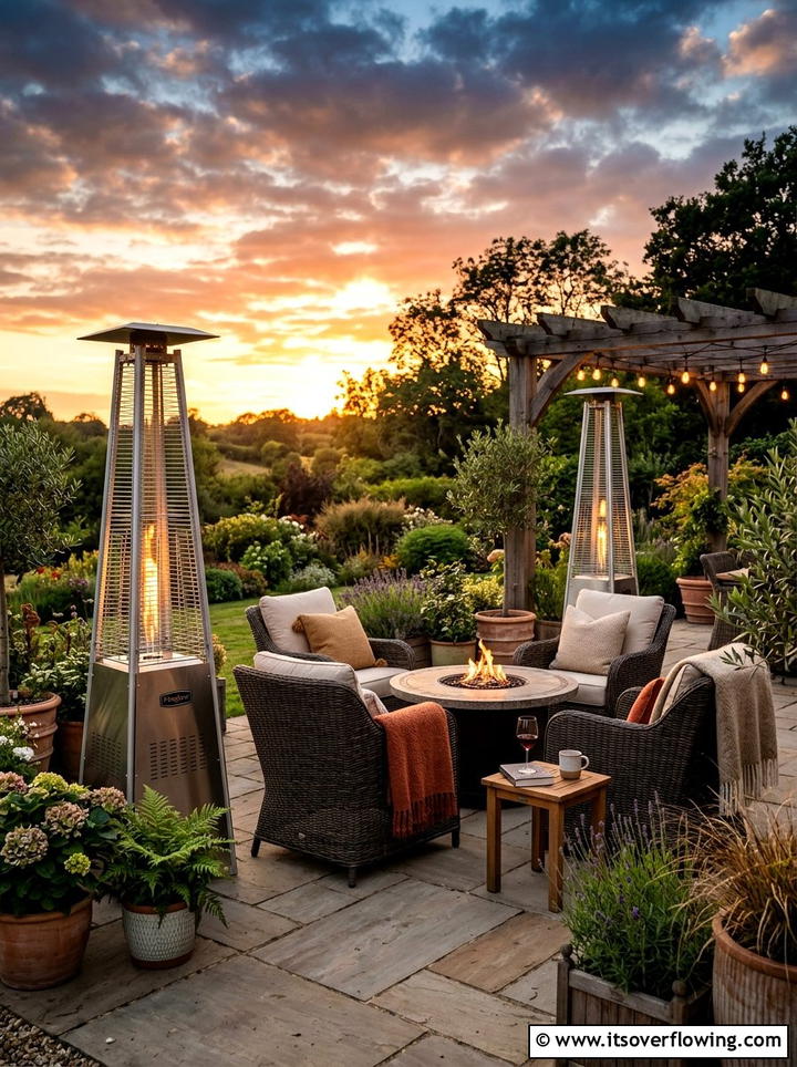Patio Heaters - 25 backyard ideas for year round use