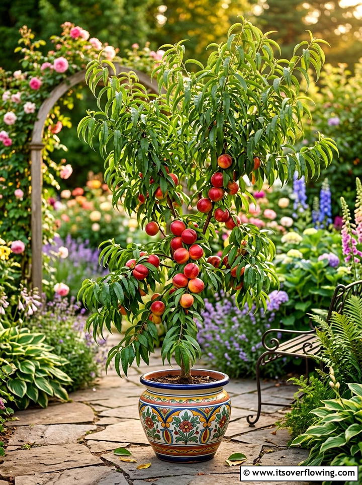 Patio Nectarine Tree - 25 creative garden ideas with patio fruit trees