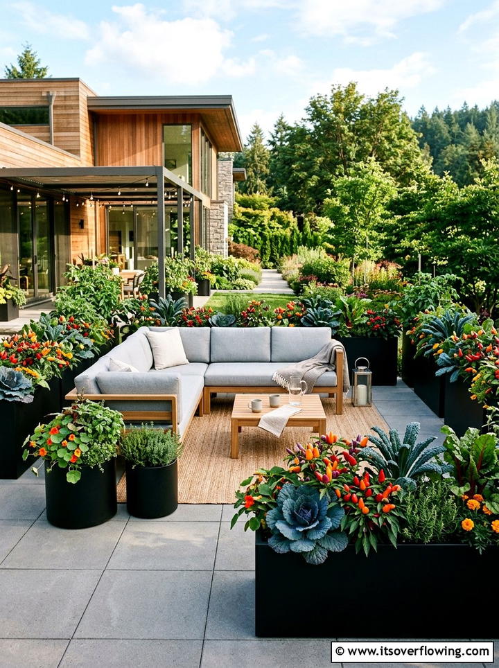 Patio Vegetable Garden - 25 small garden ideas with vegetables