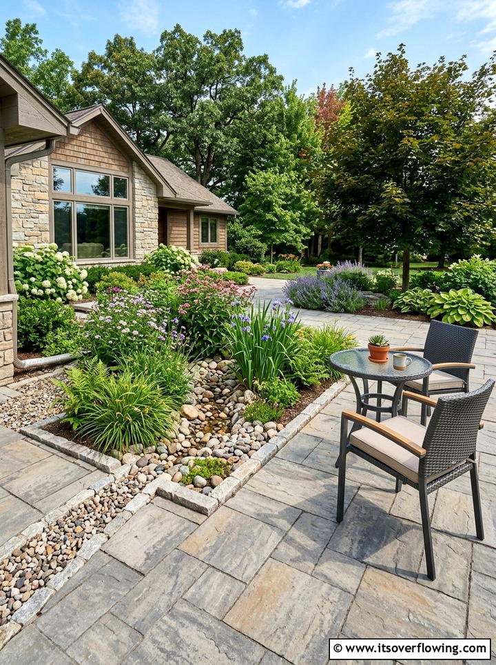 Paver Patio Rain Garden - 25 creative garden ideas with rain gardens