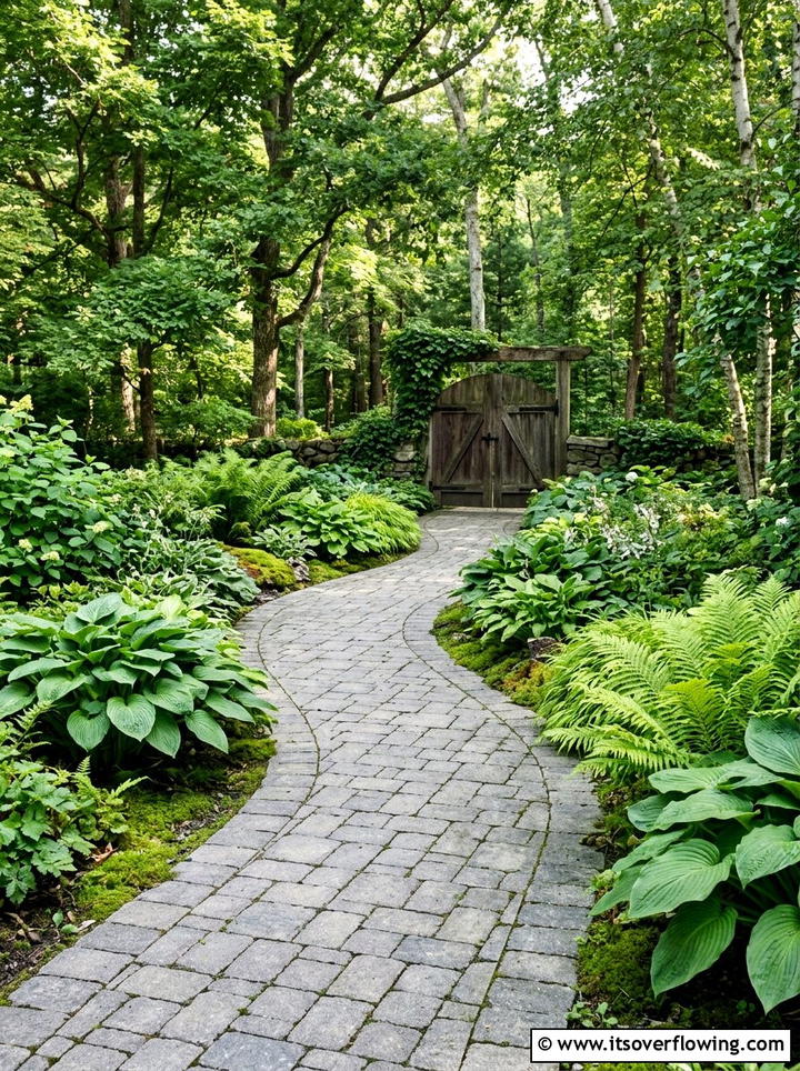 Paver Walkways - 25 backyard ideas for year round use