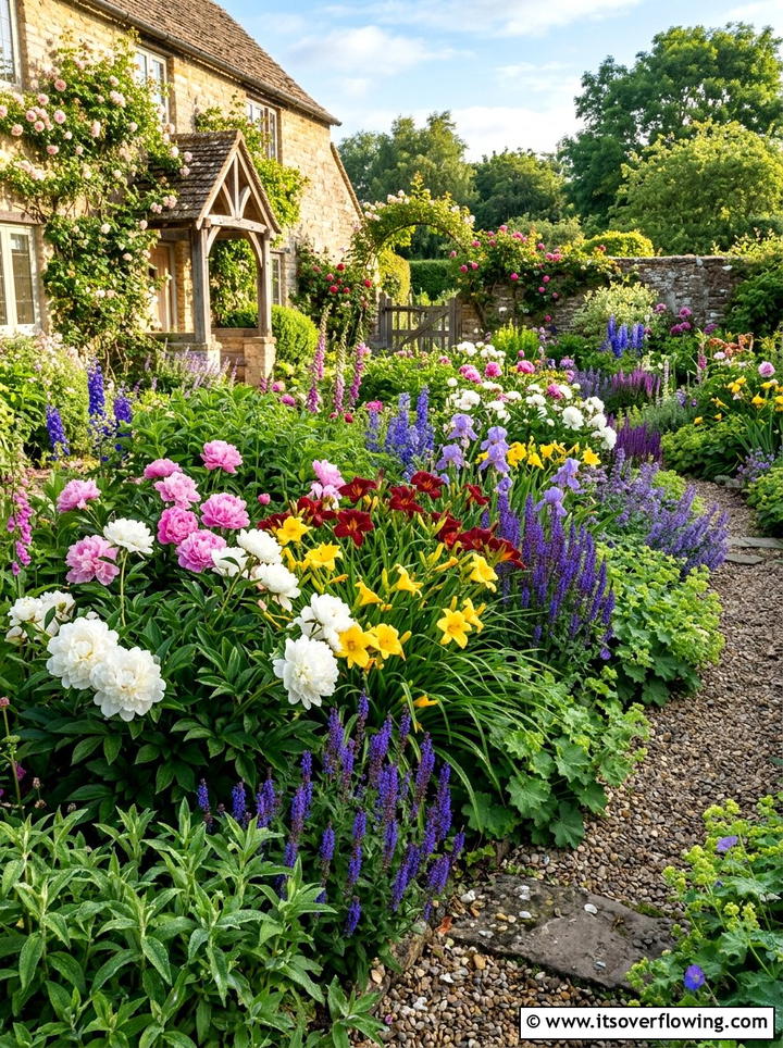 Perennial Flower Bed - 25 garden ideas for front yards