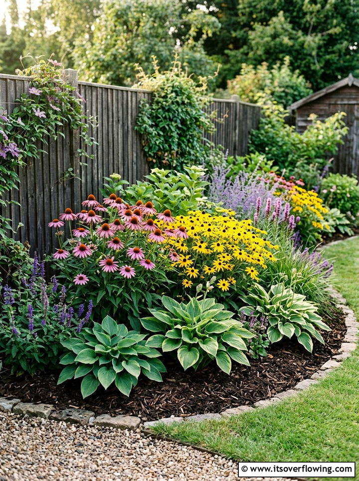 Perennial Flower Bed - 25 garden ideas low maintenance