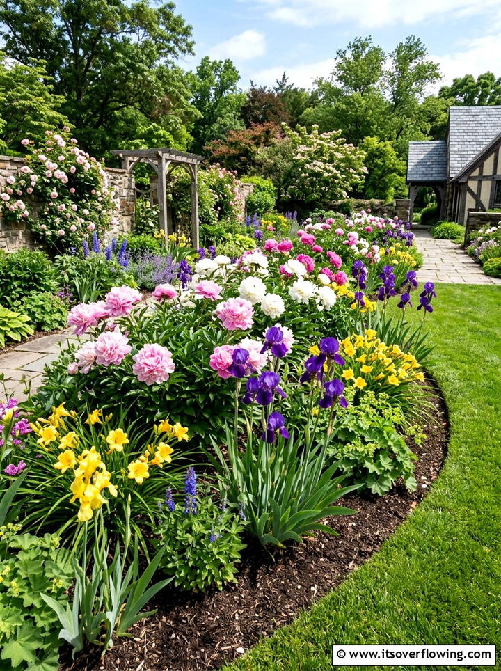 Perennial Flower Bed - 25 creative garden ideas for spring makeover
