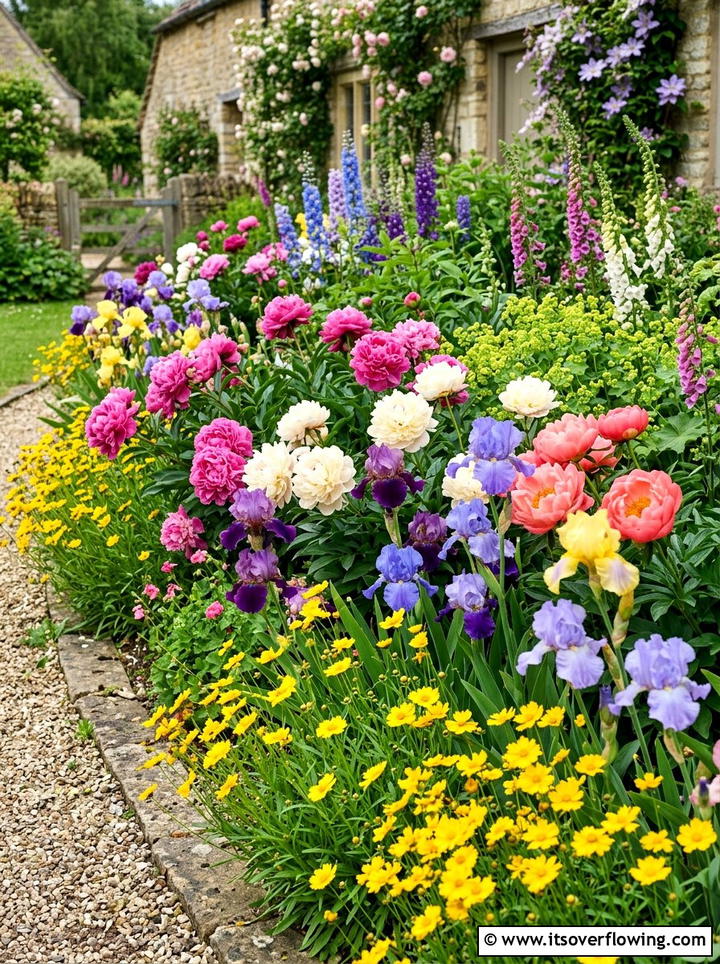 Perennial Flower Bed - 25 garden design ideas for cottage gardens