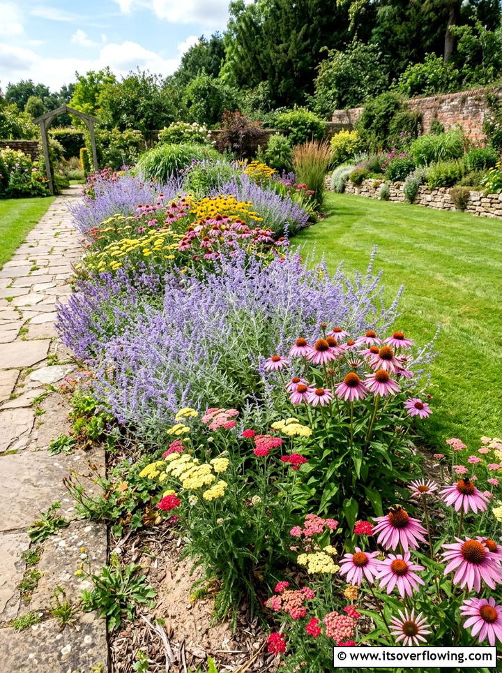 Perennial Flower Border - 25 garden ideas for sandy soil