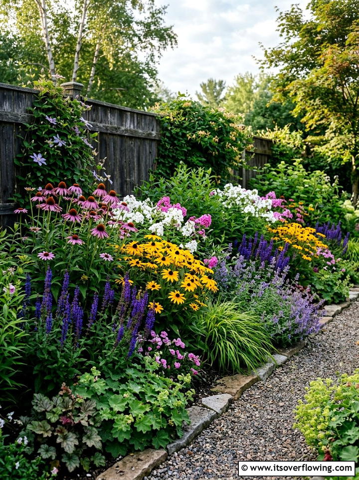 Perennial Flower Border - 25 garden ideas with border plants