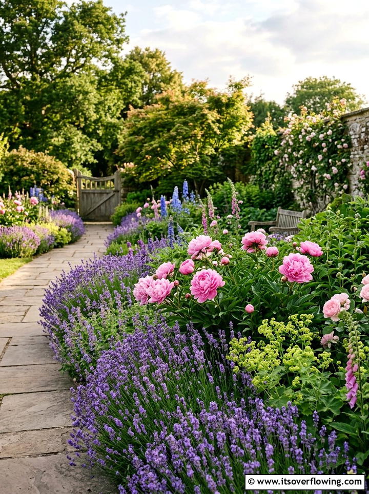 Perennial Garden Bed - 25 backyard decorating ideas with floral displays