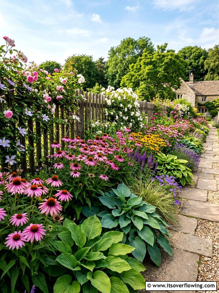 Perennial Garden Border - 25 creative garden ideas with high impact curb appeal