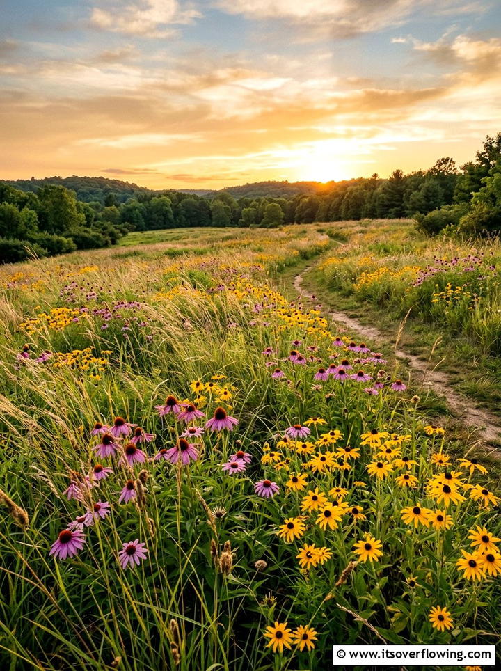 Perennial Meadow - 25 cheap garden ideas with perennials