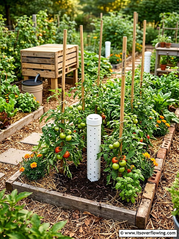 Perforated Pvc Worm Pipe - 25 recycled garden ideas with worm bins
