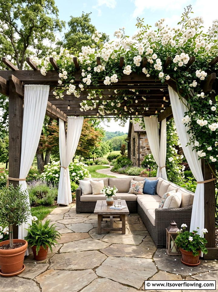 Pergola Covered Patio - 25 garden design ideas for patios