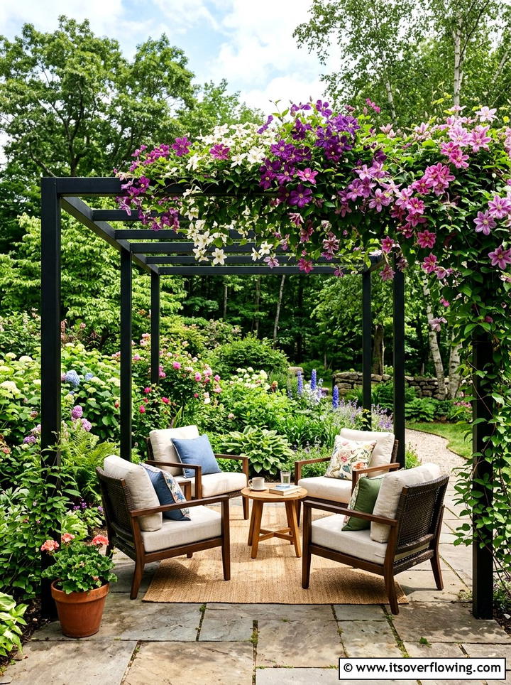 Pergola Garden Terrace - 25 garden design ideas with terraces