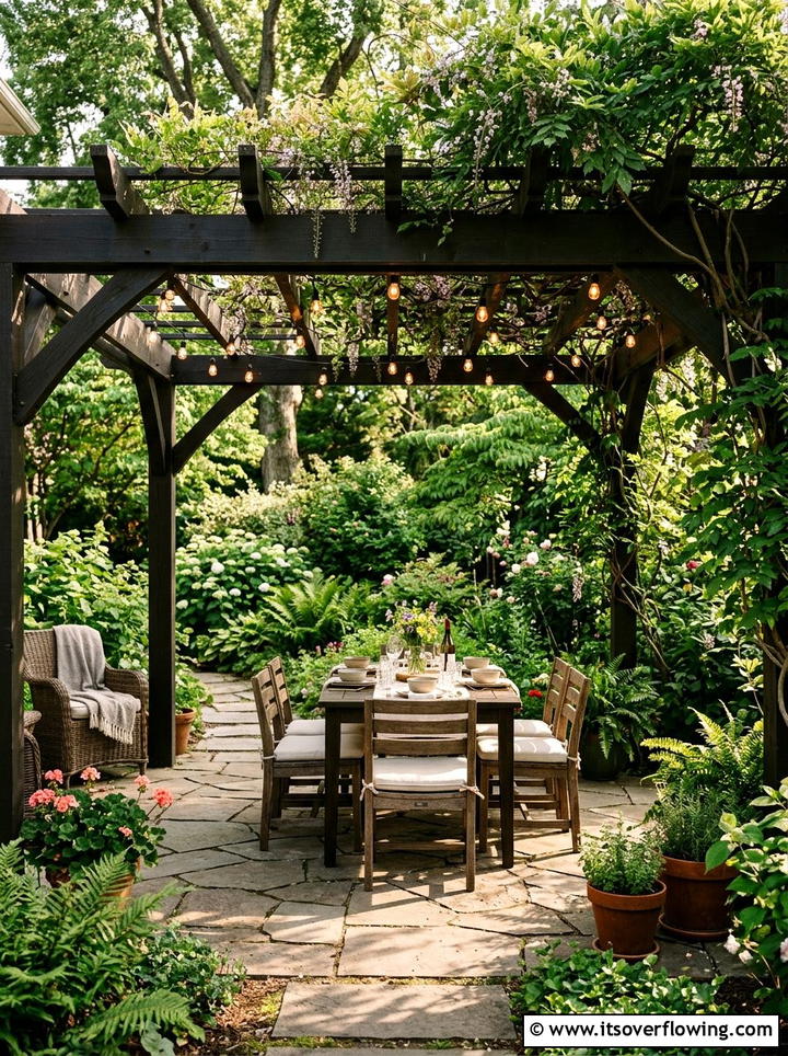 Pergola Patio - 25 backyard ideas with patio