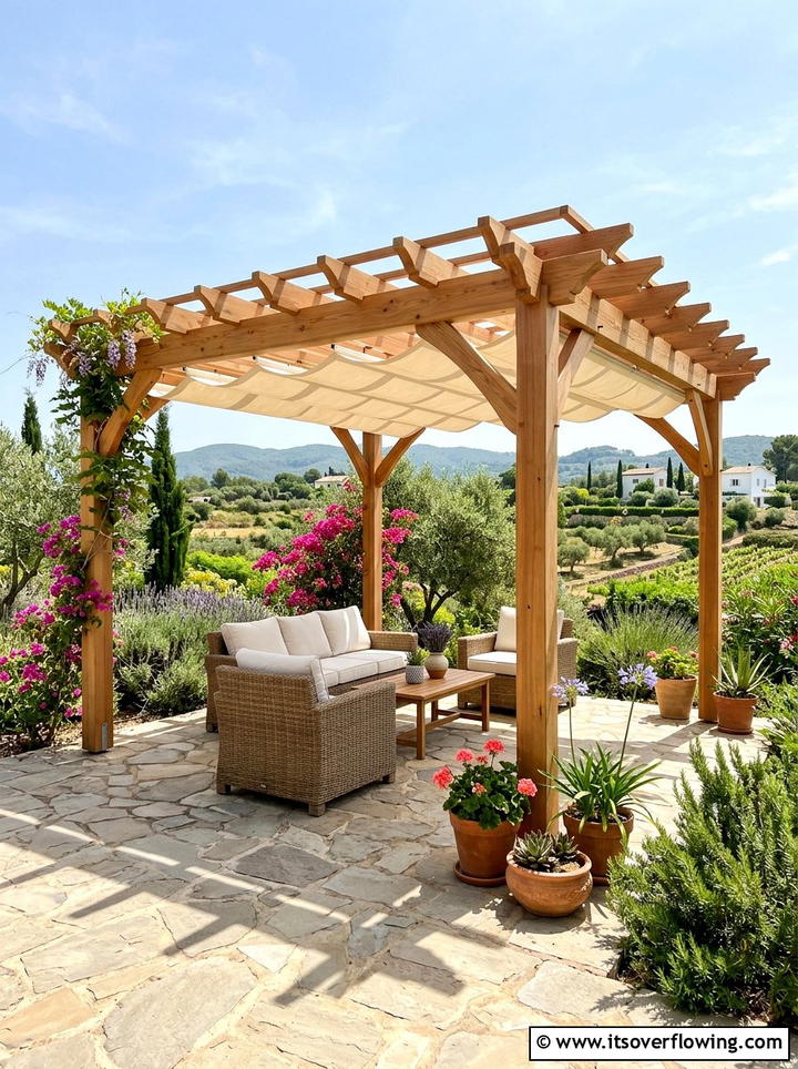 Pergola Style Gazebo - 25 backyard ideas with gazebo