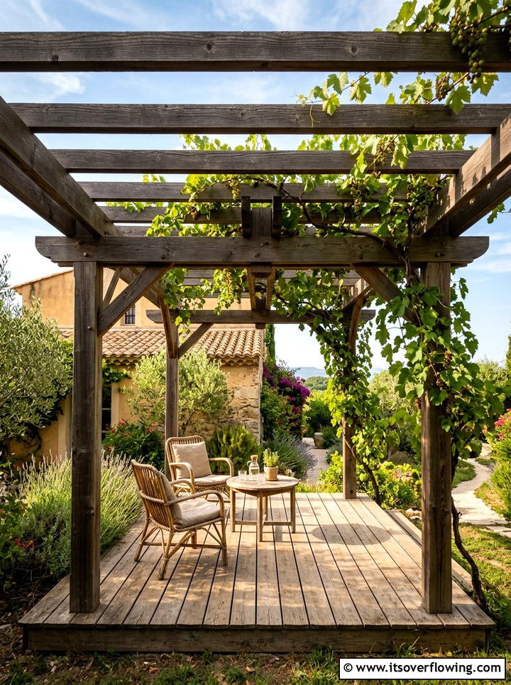 Pergola Style Trellis For Small Deck - 25 small garden ideas with trellis