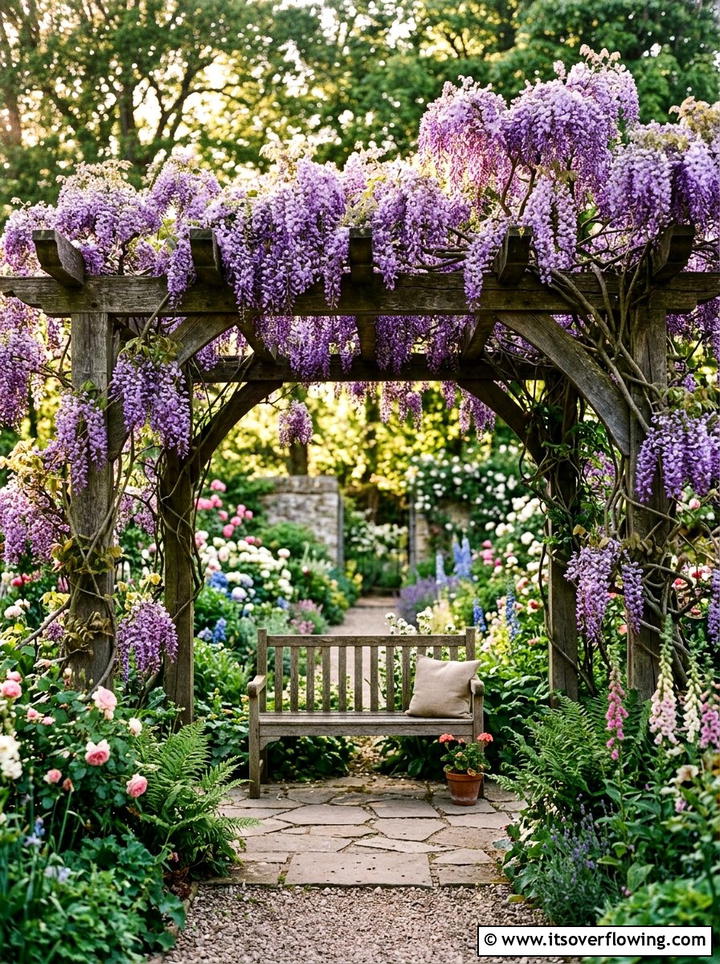 Pergola With Climbing Vines - 25 backyard decorating ideas with pergola decor