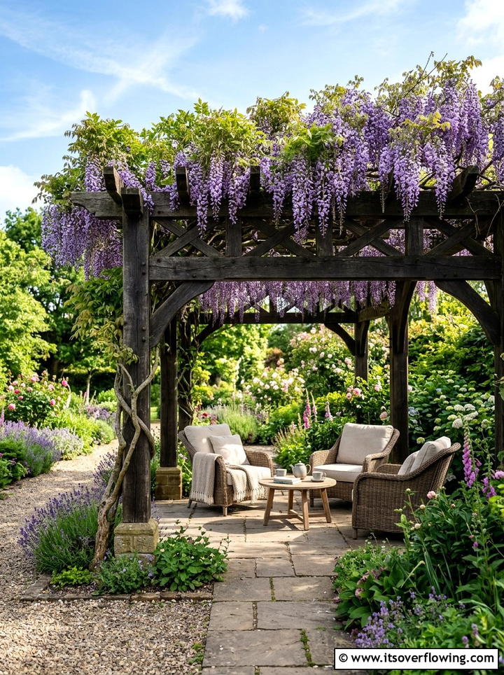 Pergola With Vines - 25 backyard decorating ideas with zen retreat vibe