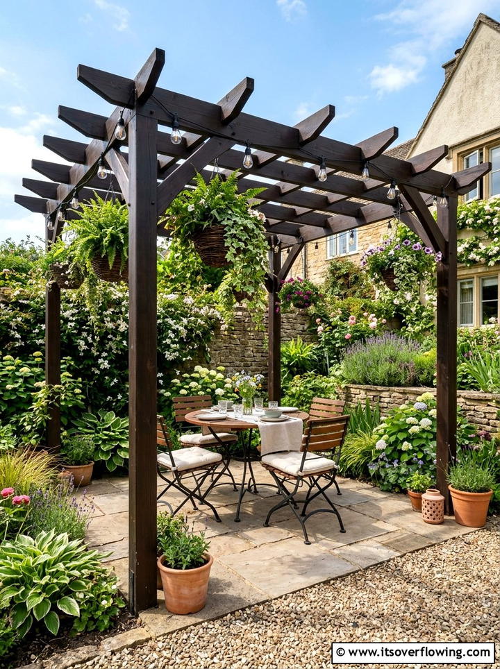 Pergola for small patio - 25 garden decor ideas for small gardens