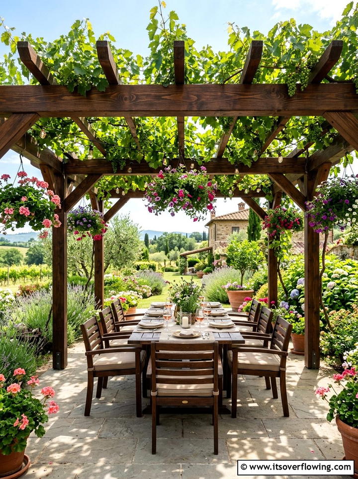 Pergola with vines - 25 garden design ideas for small yards