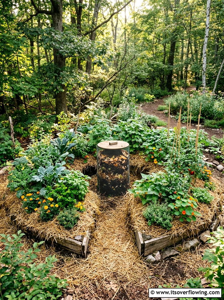 Permaculture Keyhole Garden - 25 creative garden ideas with keyhole garden beds