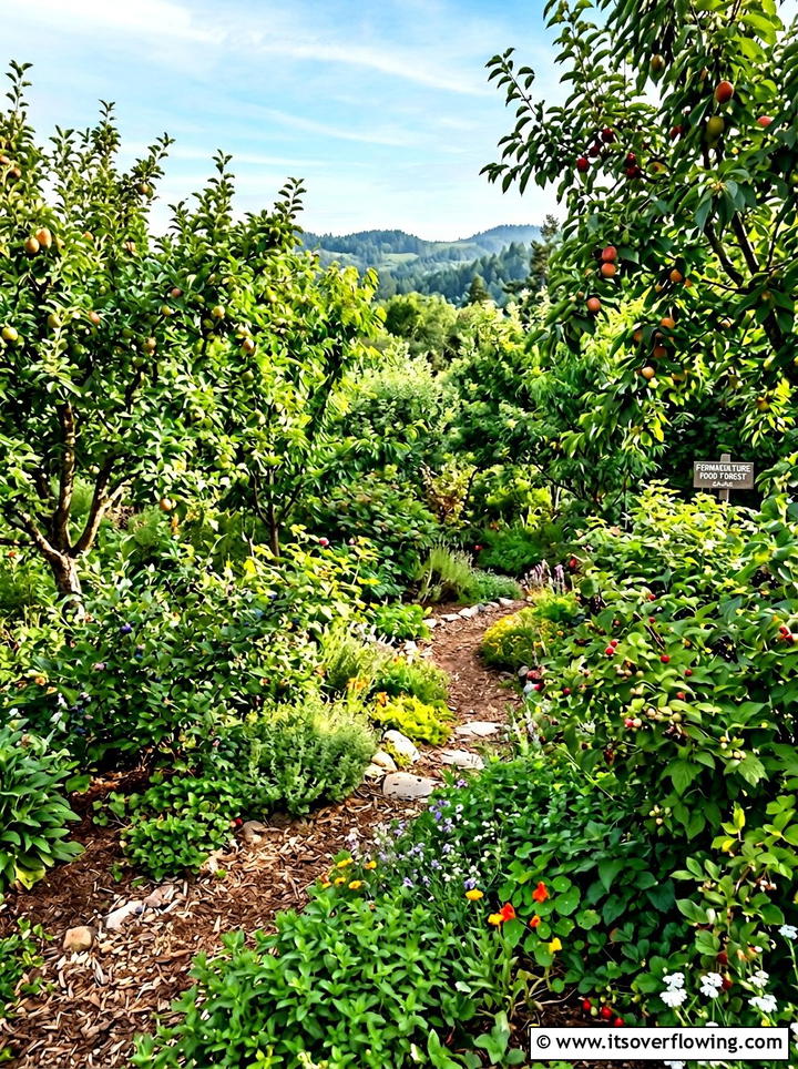 Permaculture food forest - 25 garden design ideas with edible plants