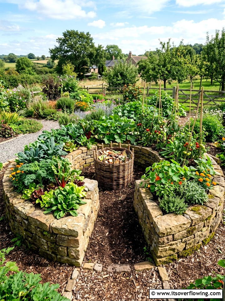 Permaculture keyhole garden - 25 creative garden ideas with mandala gardens