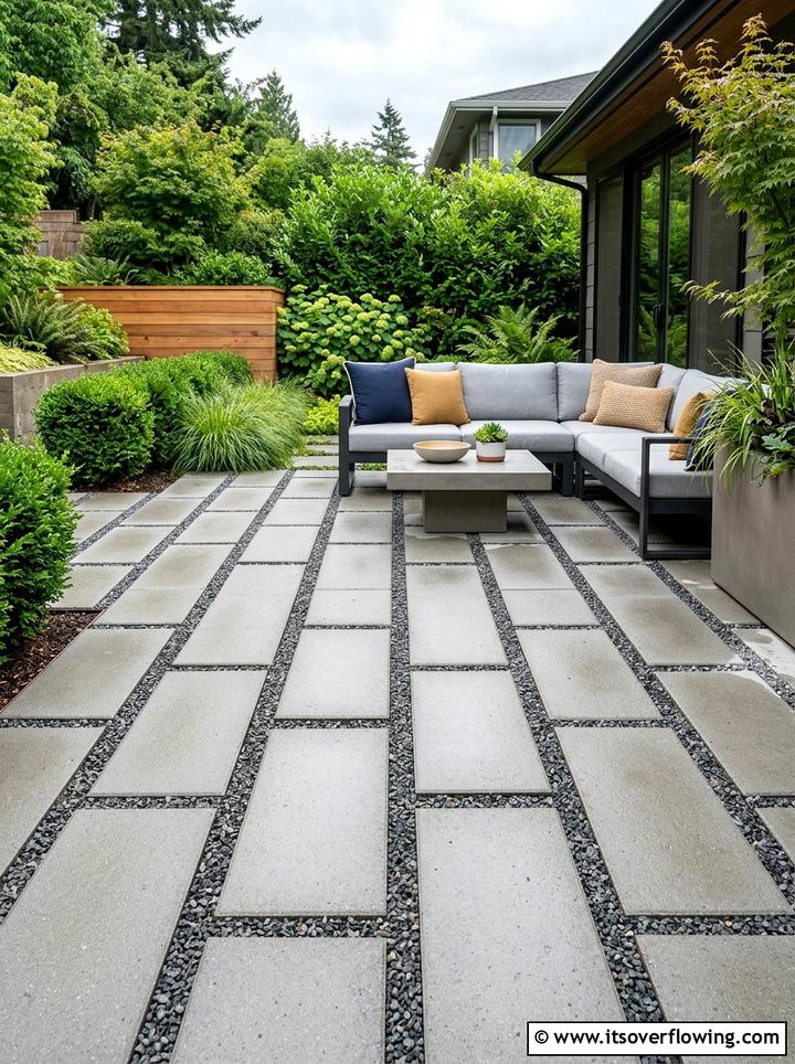 Permeable paving stones - 25 garden ideas for rainy climate