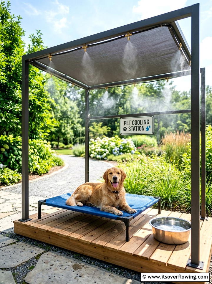 Pet cooling station - 25 garden ideas for pets