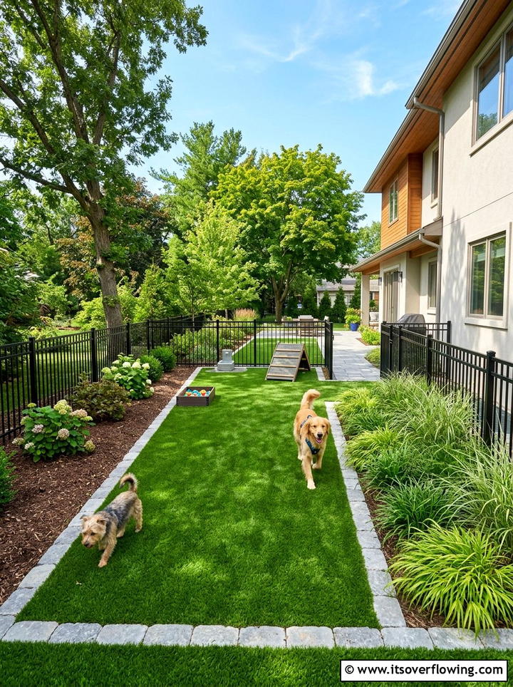 Pet friendly mulch paths - 25 creative garden ideas with pet friendly plants