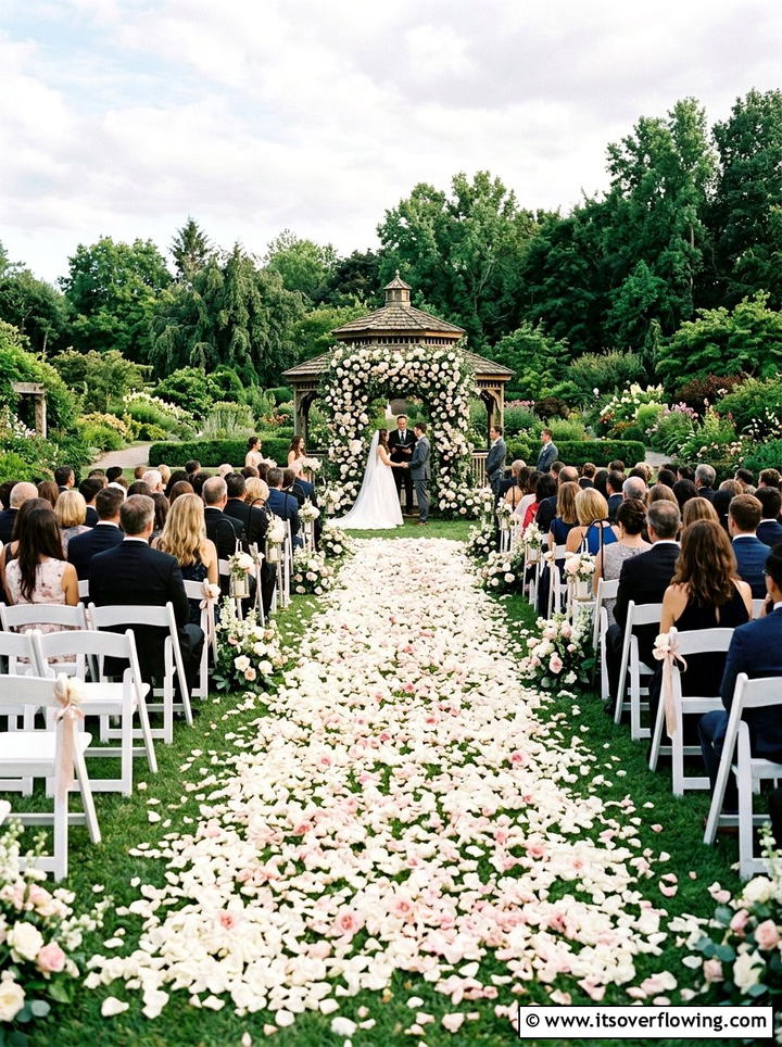 Petal Aisle - 25 garden decor ideas for weddings