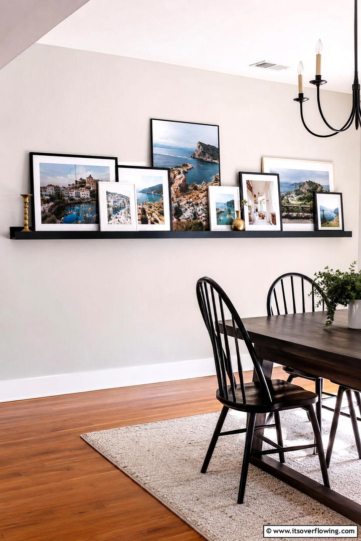 Photo Ledge Display - 30 Photo Display Ideas to Showcase Your Favorite Memories