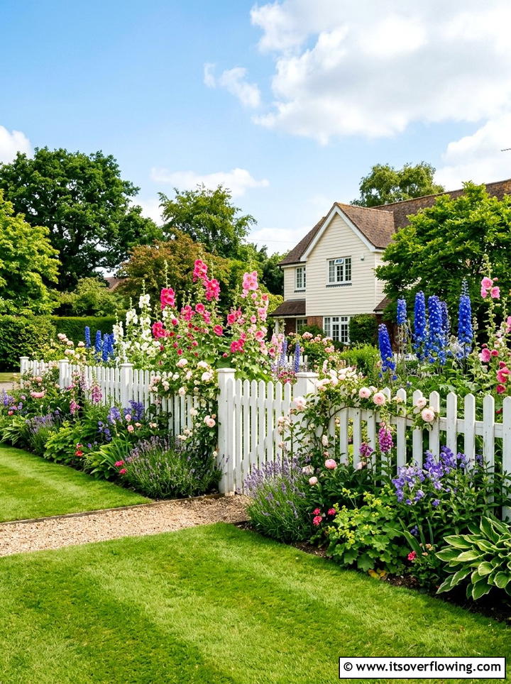 Picket Fence Garden - 25 garden ideas for spring