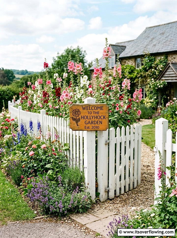 Picket Fence Garden - 25 upcycled garden ideas with garden signs