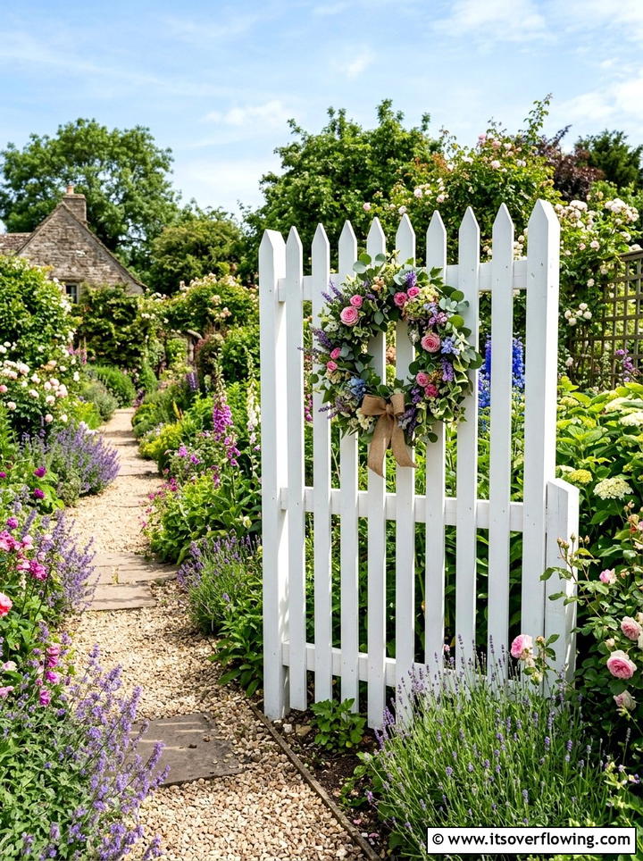 Picket Fence Section Screen - 25 upcycled garden ideas with privacy screens