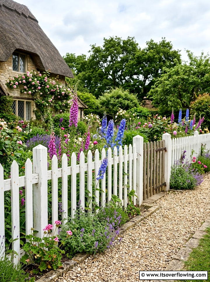 Picket fence - 25 creative garden ideas for rural homes