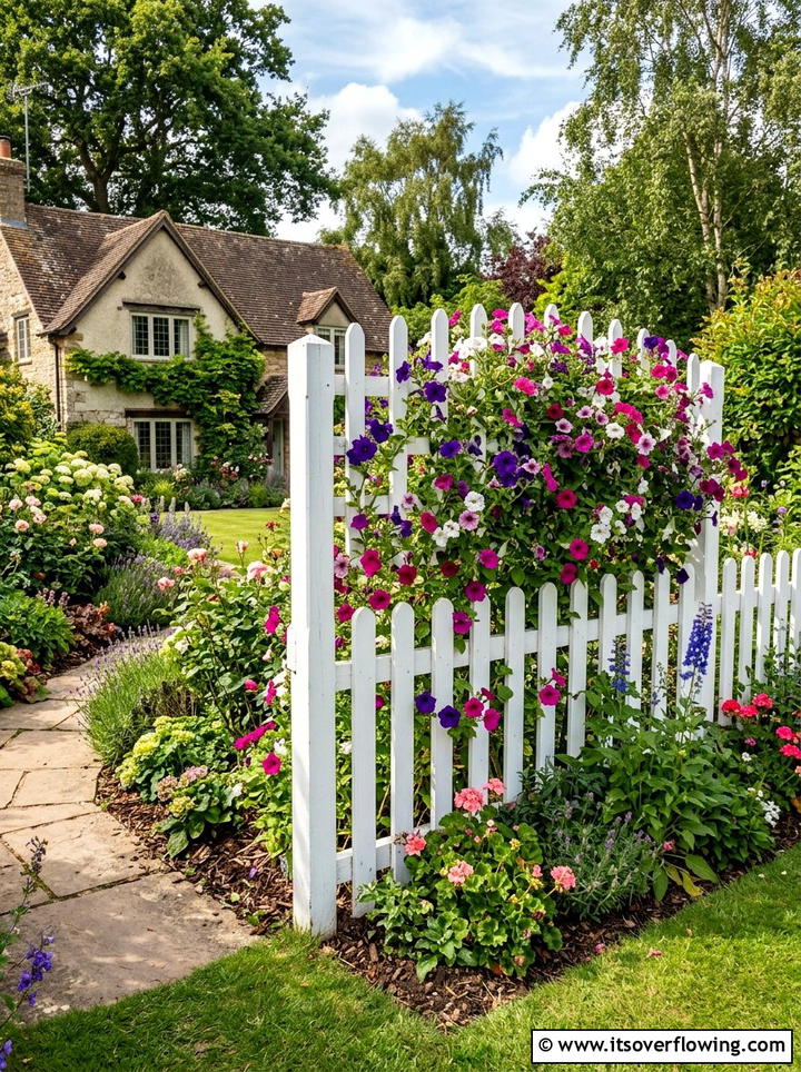 Picket fence - 25 reusing old things ideas for trellis
