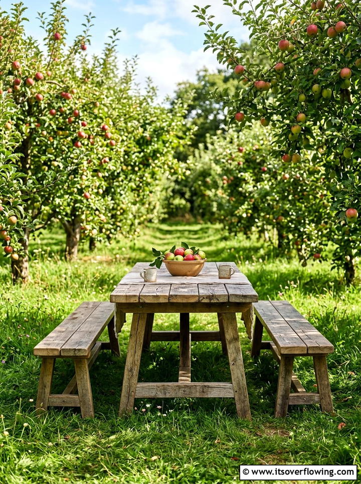 Picnic Table From Reclaimed Wood - 25 upcycled garden ideas with outdoor tables