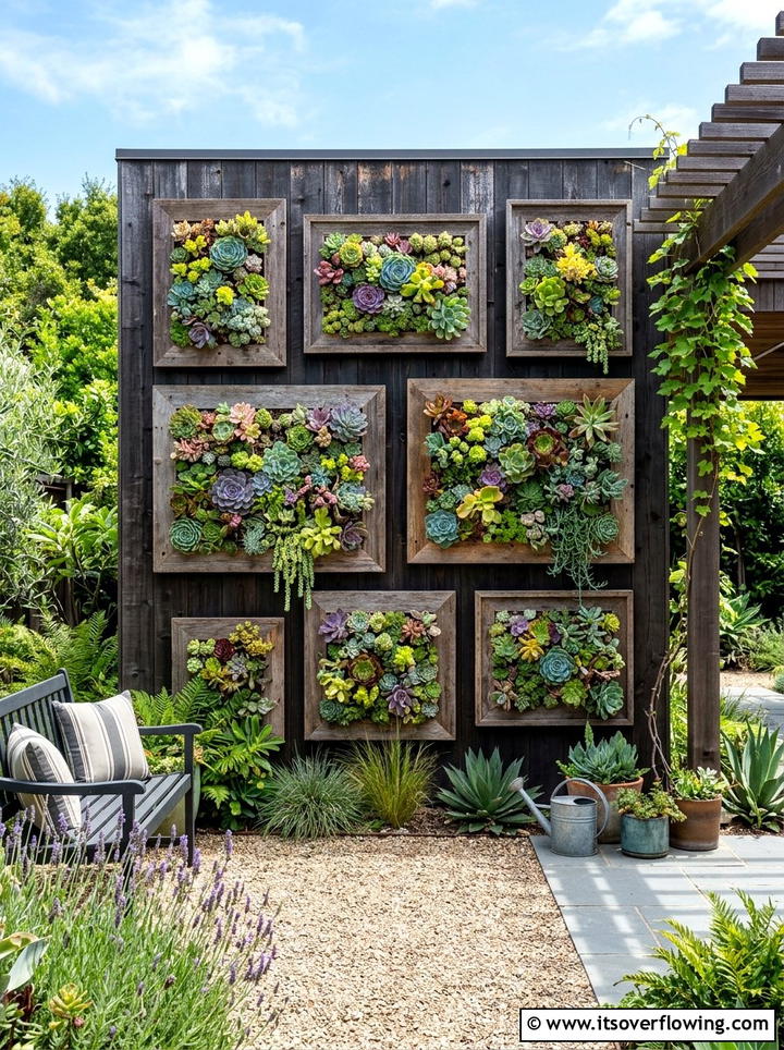 Picture Frame Garden - 25 reusing old things ideas for flower garden