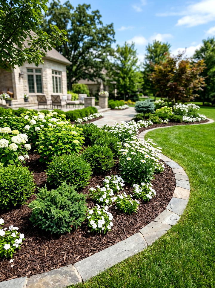 Pine Bark Mulch Landscaping - 25 backyard decorating ideas on a budget