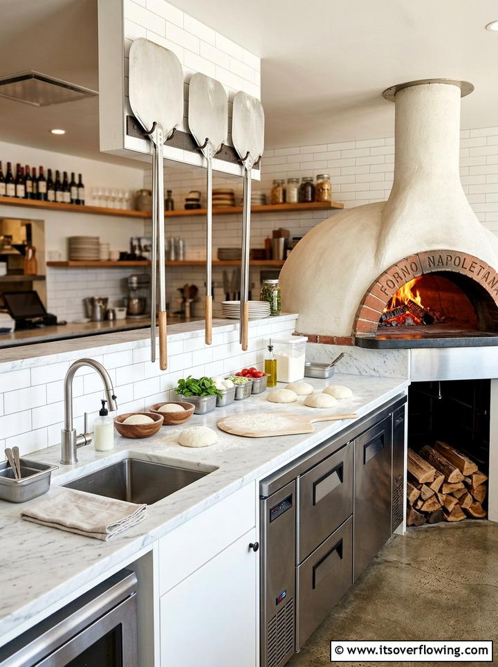 Pizza oven with prep station - 25 backyard ideas with pizza oven