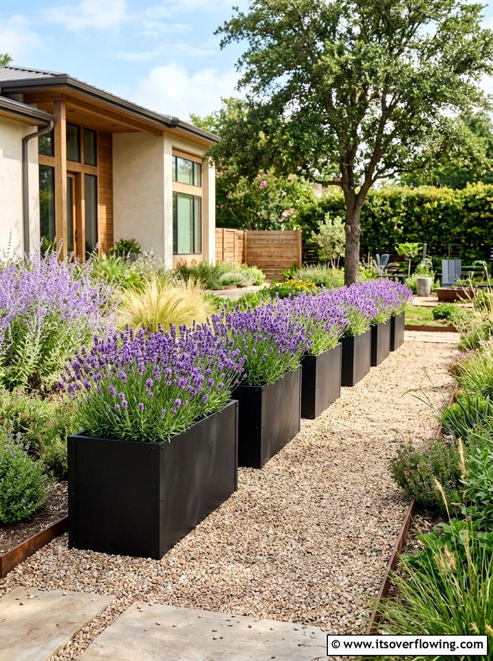 Planter box garden - 25 creative garden ideas with minimal planting palette