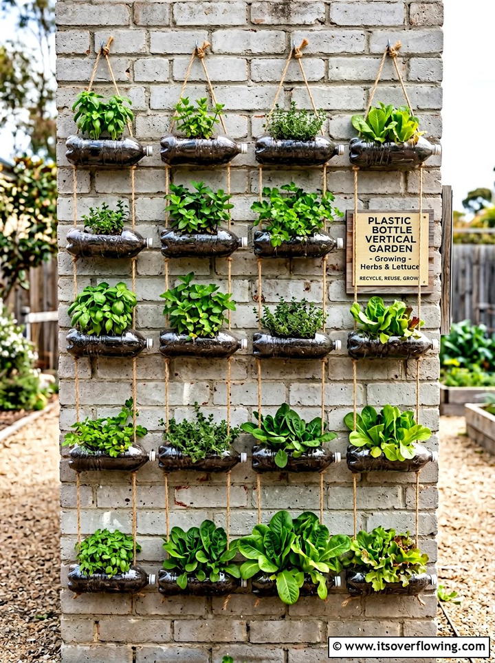 Plastic bottle garden - 25 recycled garden ideas for teachers